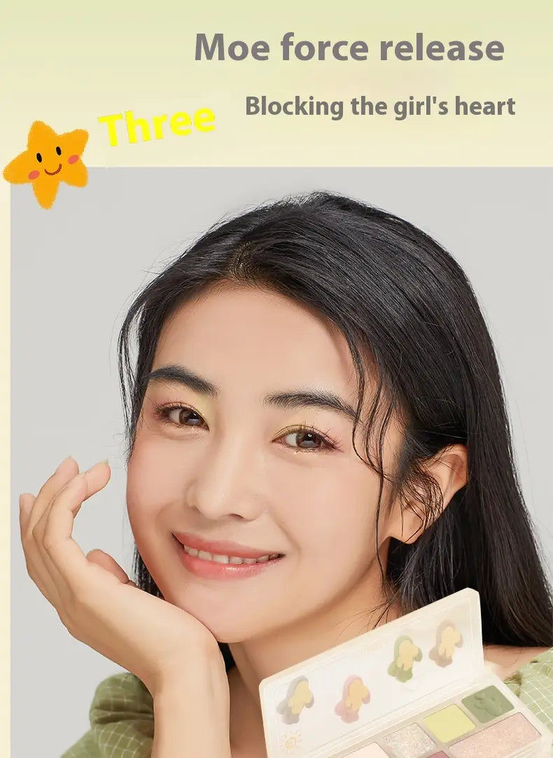 Resin Eight Colors Eye Shadow Plate for Girl and Student Makeup