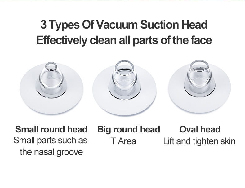 Rechargeable Blackhead Vacuum Remover with LED Display Screen and Large Capacity Battery