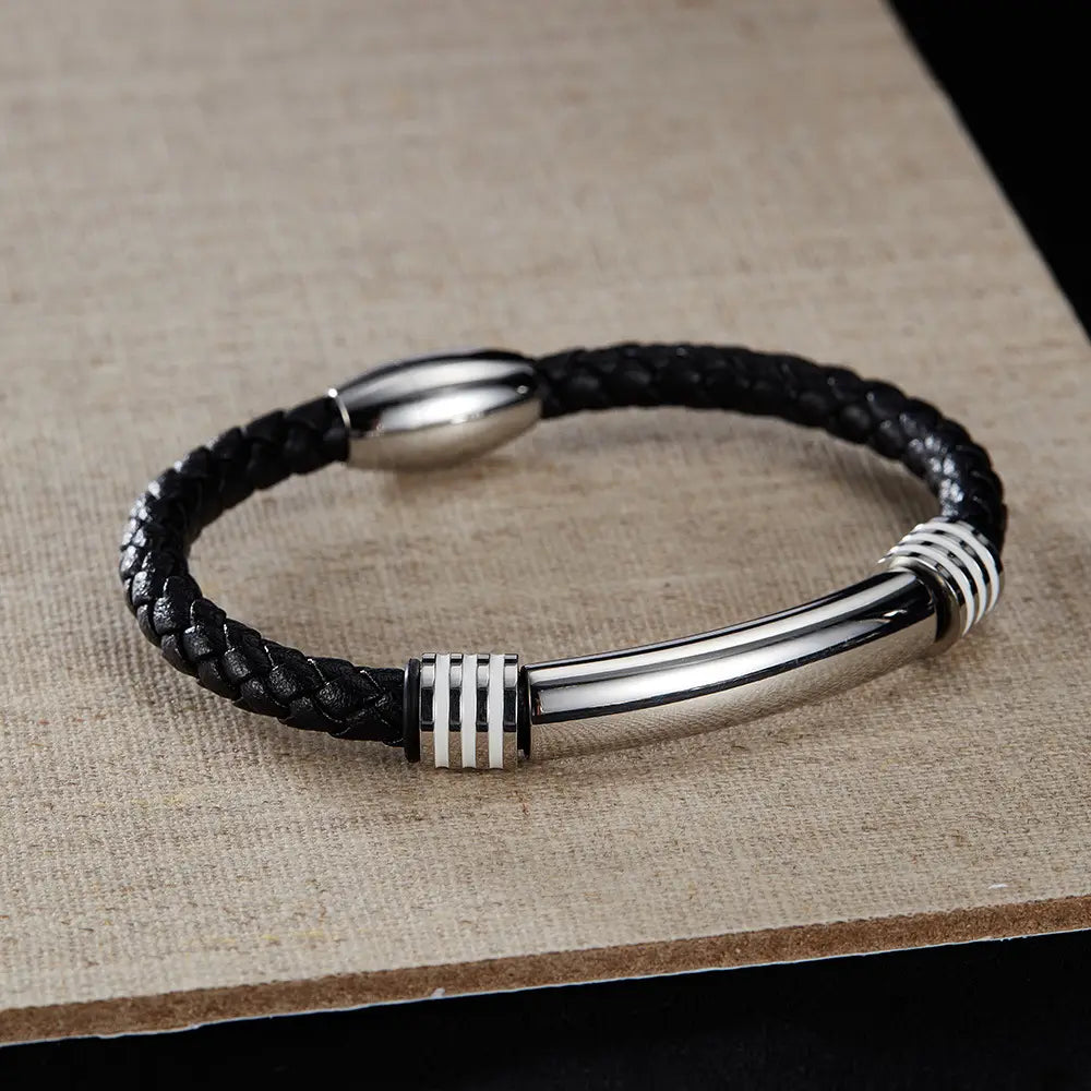 Fashion Simple Men’s Leather Bracelet