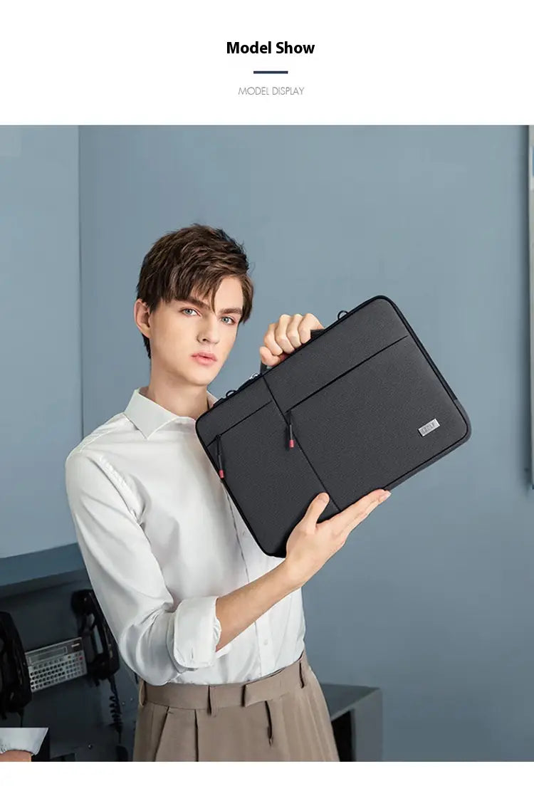 14 hüvelykes laptop ujjú oxford szövet védő tok világosszürke sötét