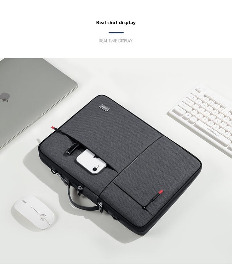 14 hüvelykes laptop ujjú oxford szövet védő tok világosszürke sötét