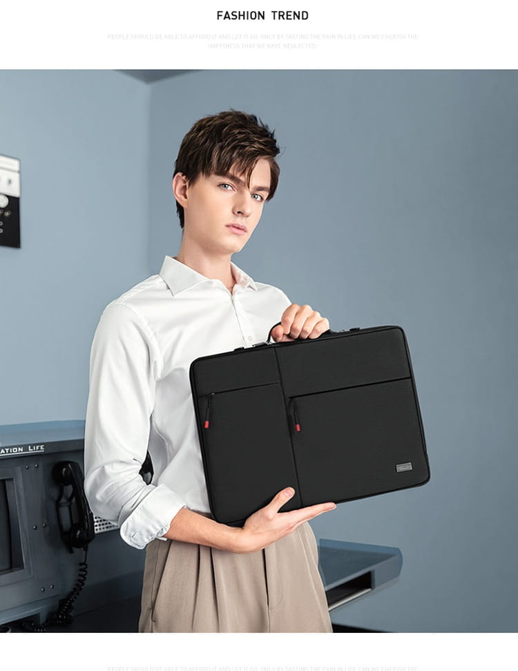 14 hüvelykes laptop ujjú oxford szövet védő tok világosszürke sötét