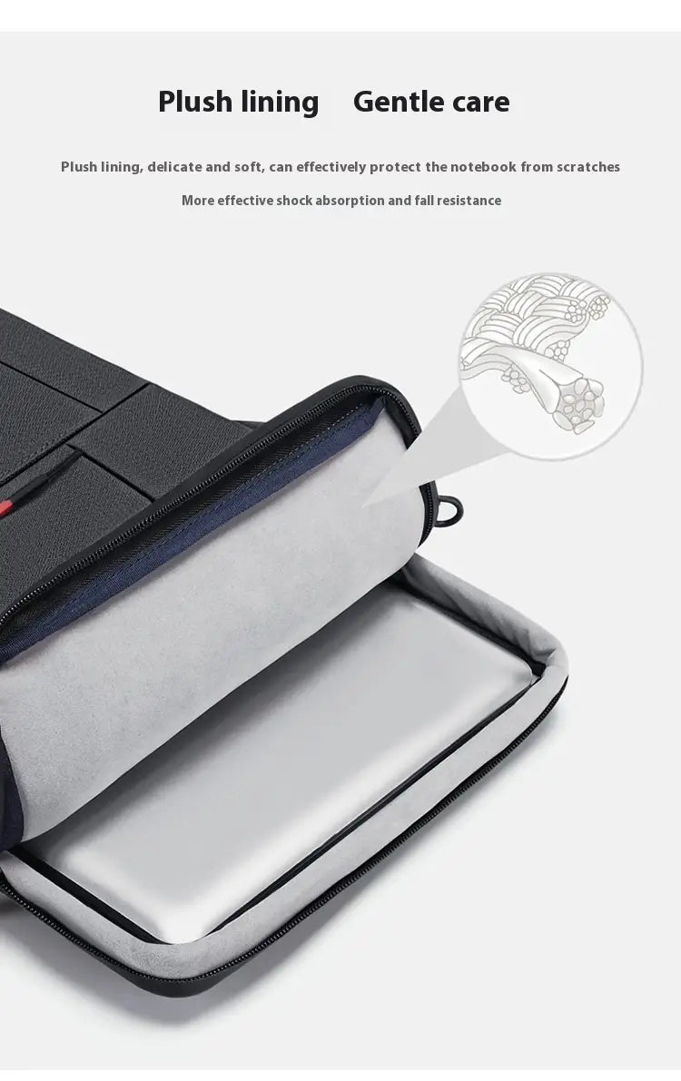 14 hüvelykes laptop ujjú oxford szövet védő tok világosszürke sötét