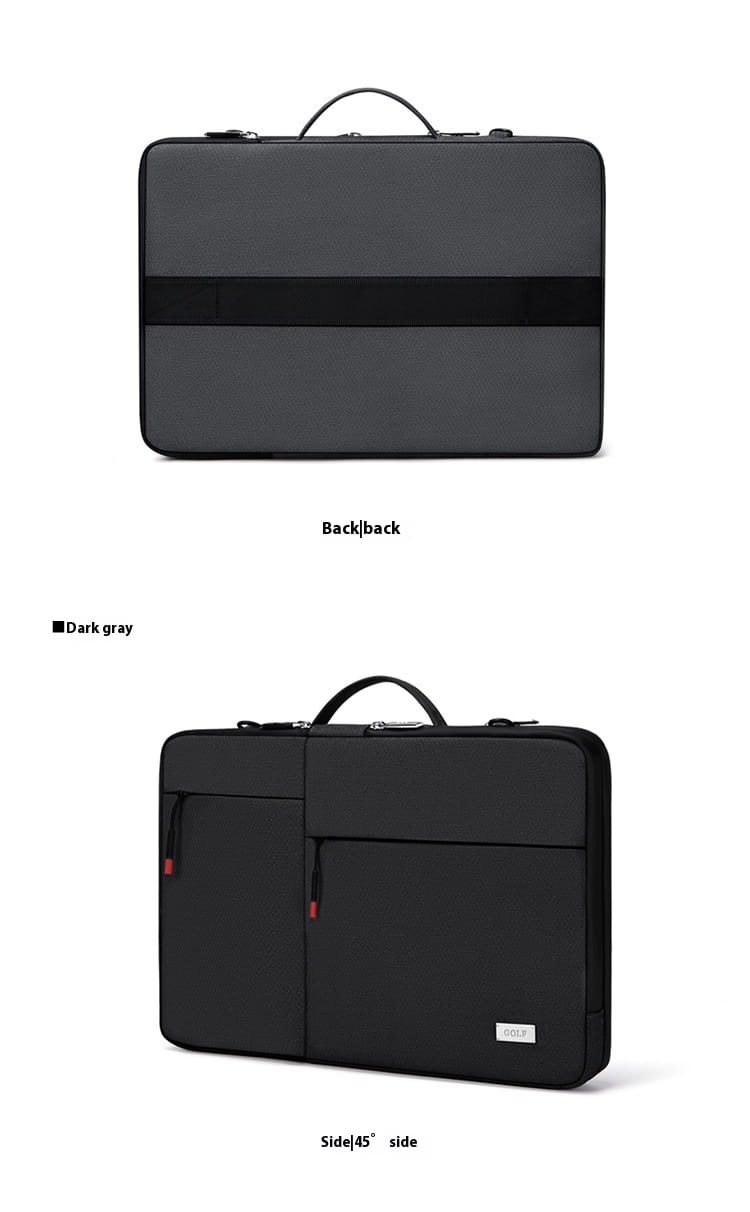 14 hüvelykes laptop ujjú oxford szövet védő tok világosszürke sötét