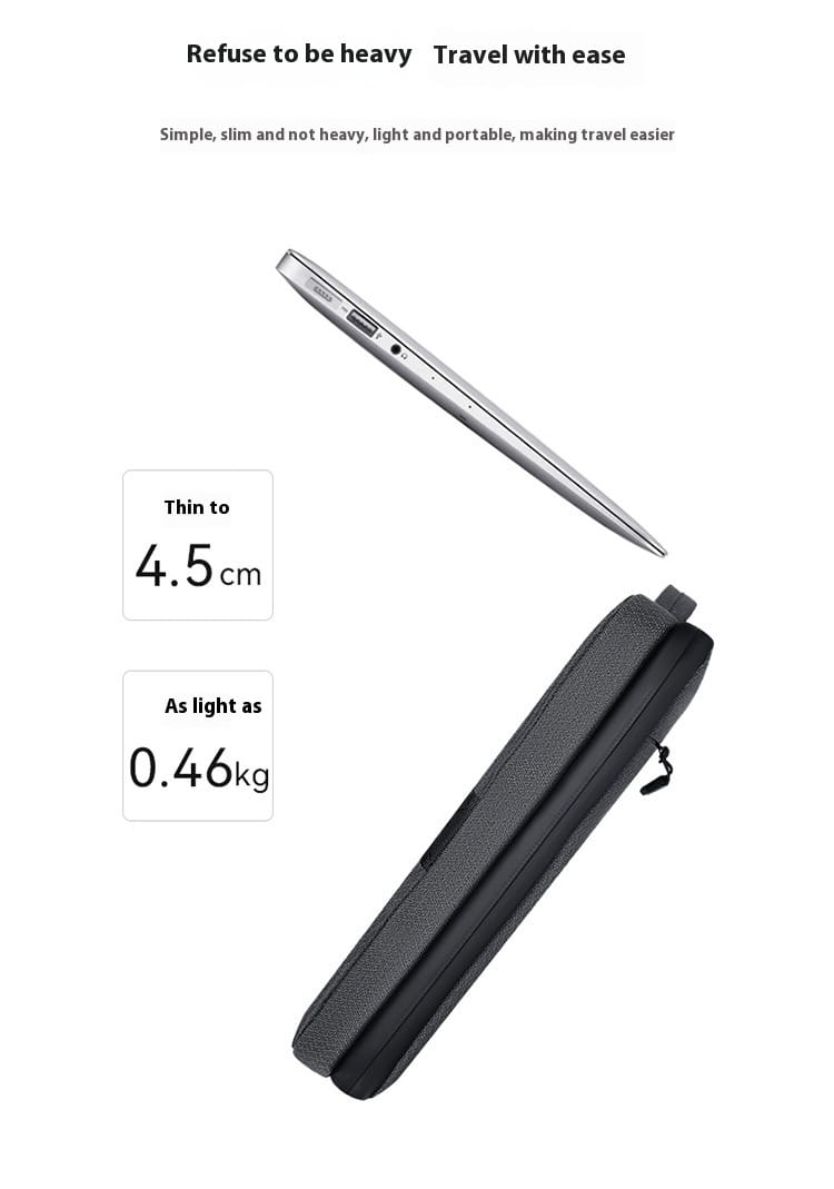 14 hüvelykes laptop ujjú oxford szövet védő tok világosszürke sötét