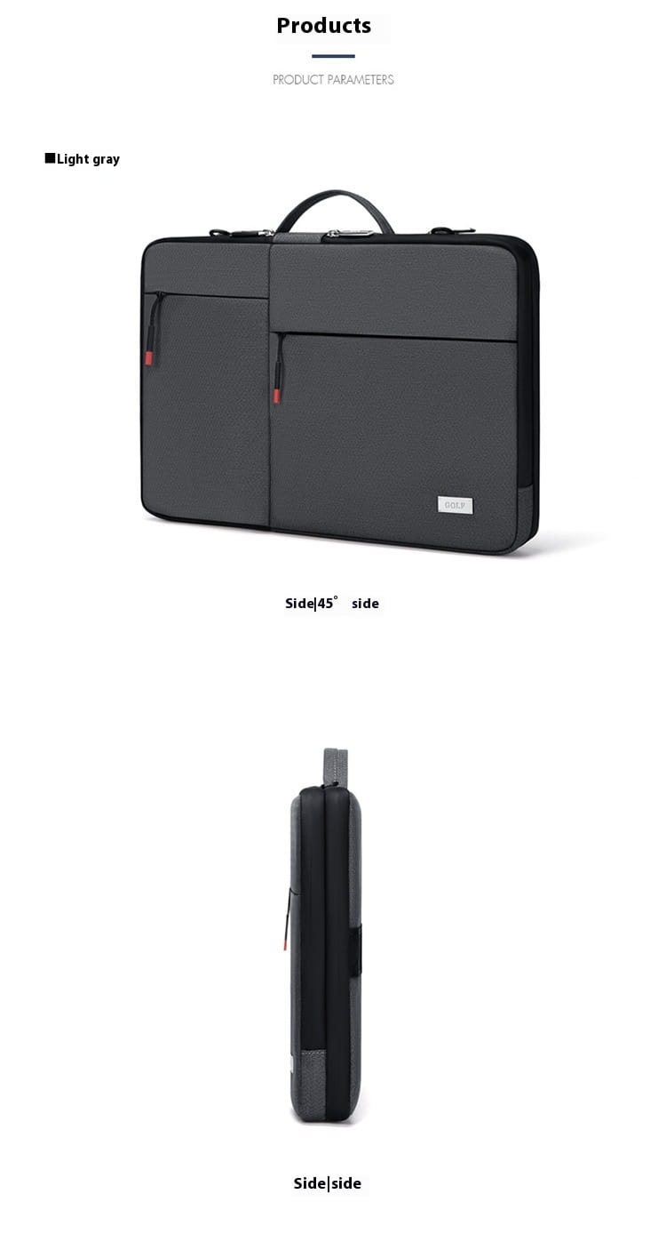 14 hüvelykes laptop ujjú oxford szövet védő tok világosszürke sötét