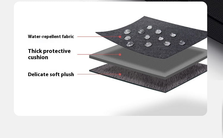 14 hüvelykes laptop ujjú oxford szövet védő tok világosszürke sötét