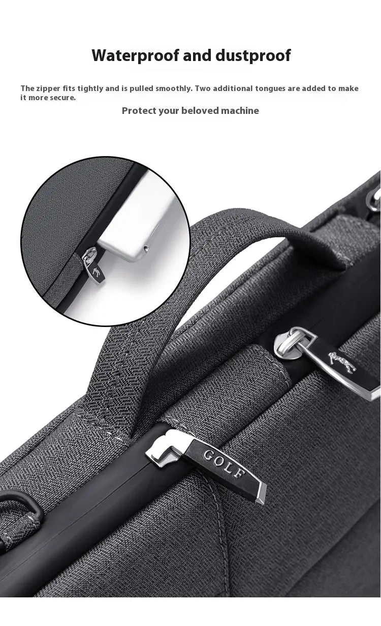 14 hüvelykes laptop ujjú oxford szövet védő tok világosszürke sötét