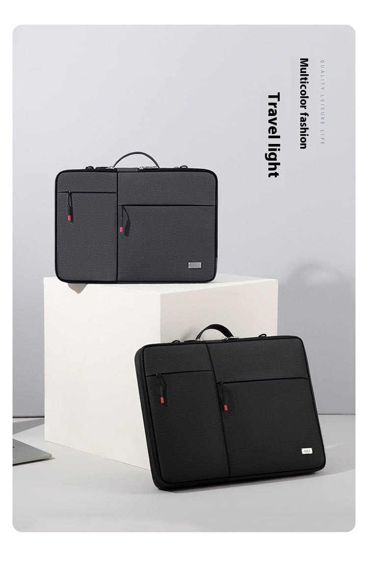 14 hüvelykes laptop ujjú oxford szövet védő tok világosszürke sötét