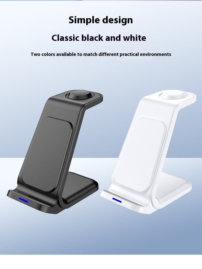 Universal Wireless Charger for United States Black and White CHF Compatible