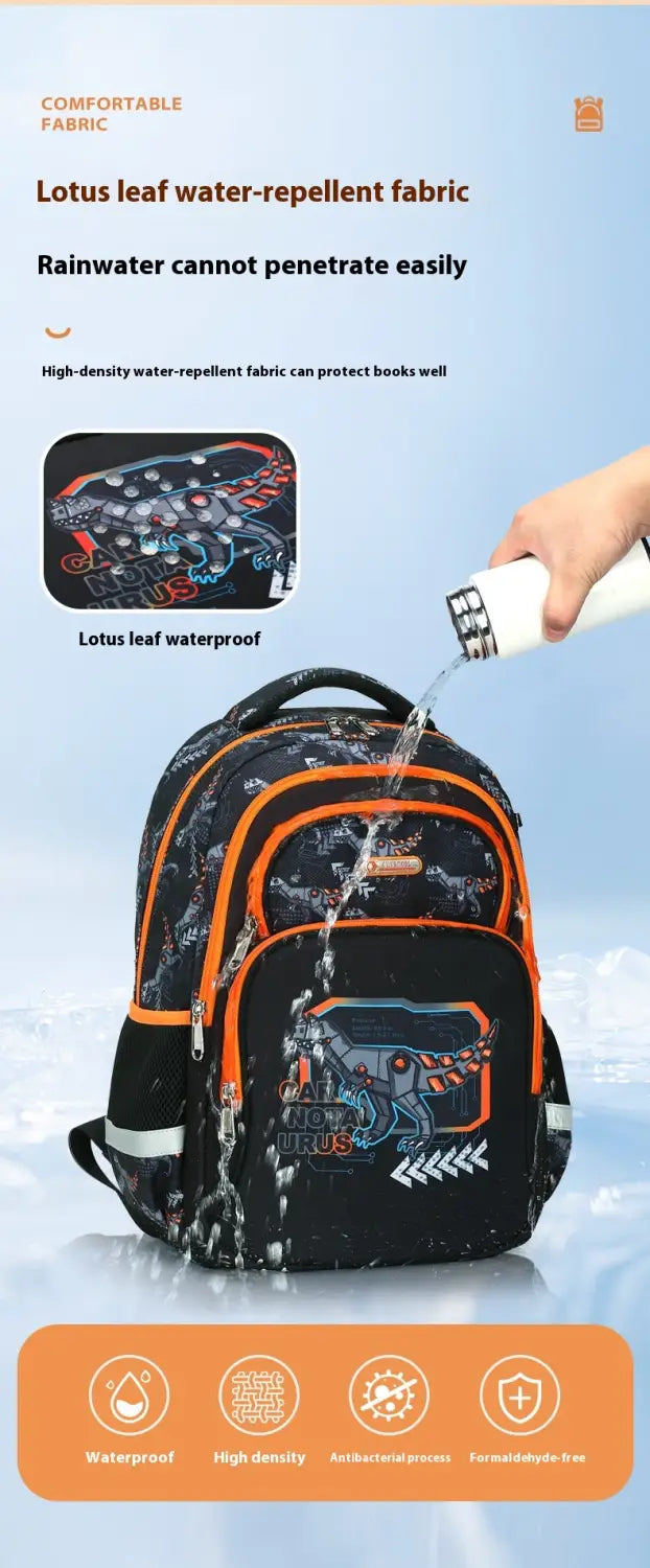 Primary School Student Schoolbag Boys Stylish And Lightweight Grade 1-3 Children Backpack