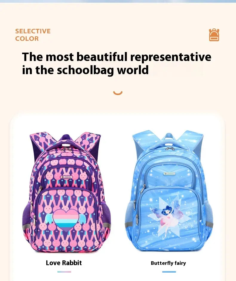 Primary School Student Schoolbag Boys Stylish And Lightweight Grade 1-3 Children Backpack