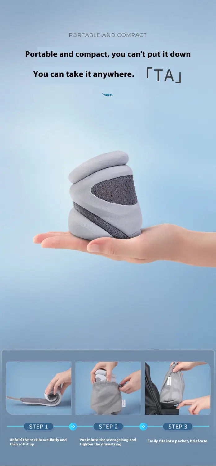 Breathable Bionic Neck Support for Cervical Vertebra Care and Avoiding Leaning