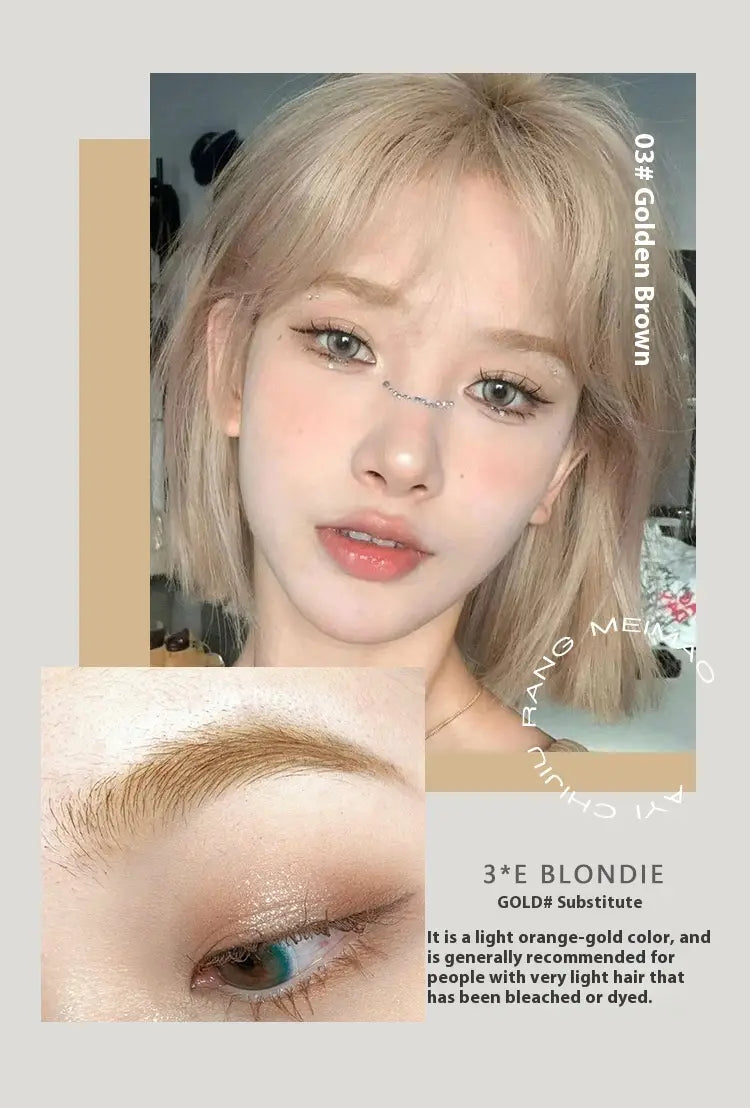 Stereo Eyebrow Cream Waterproof with Universal Shades for Natural Brows