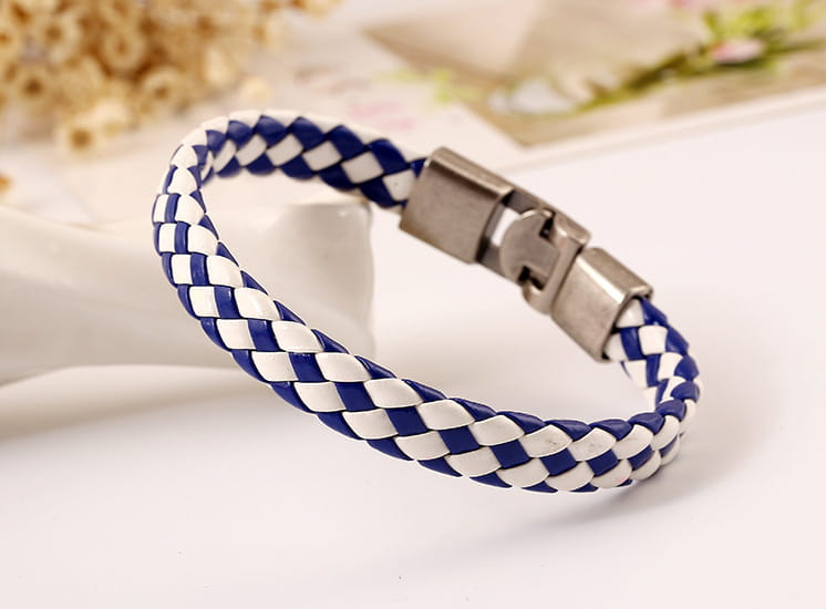 Simple Woven Leather Fashion Bracelet