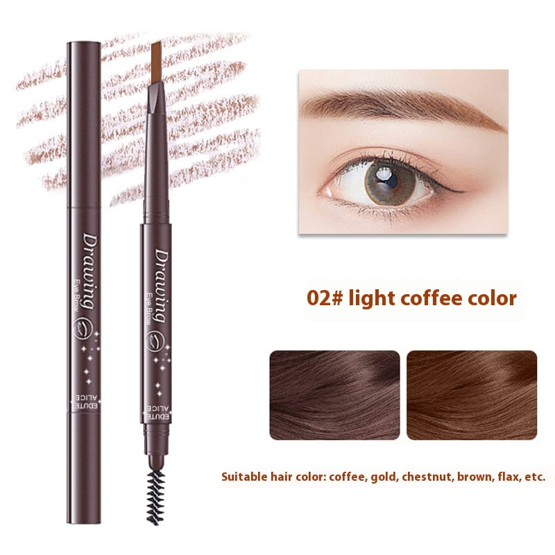 Lazy Eyebrow Pencil Set with Black and Light Brown Shades