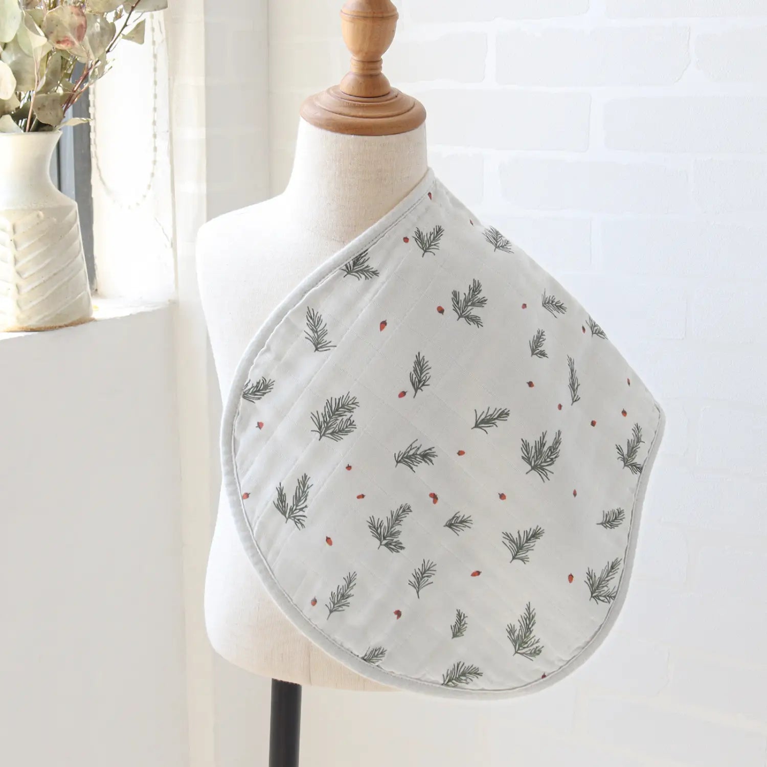 Baby Pat Towel with Blueberry and Lavender Pure Cotton for Newborns