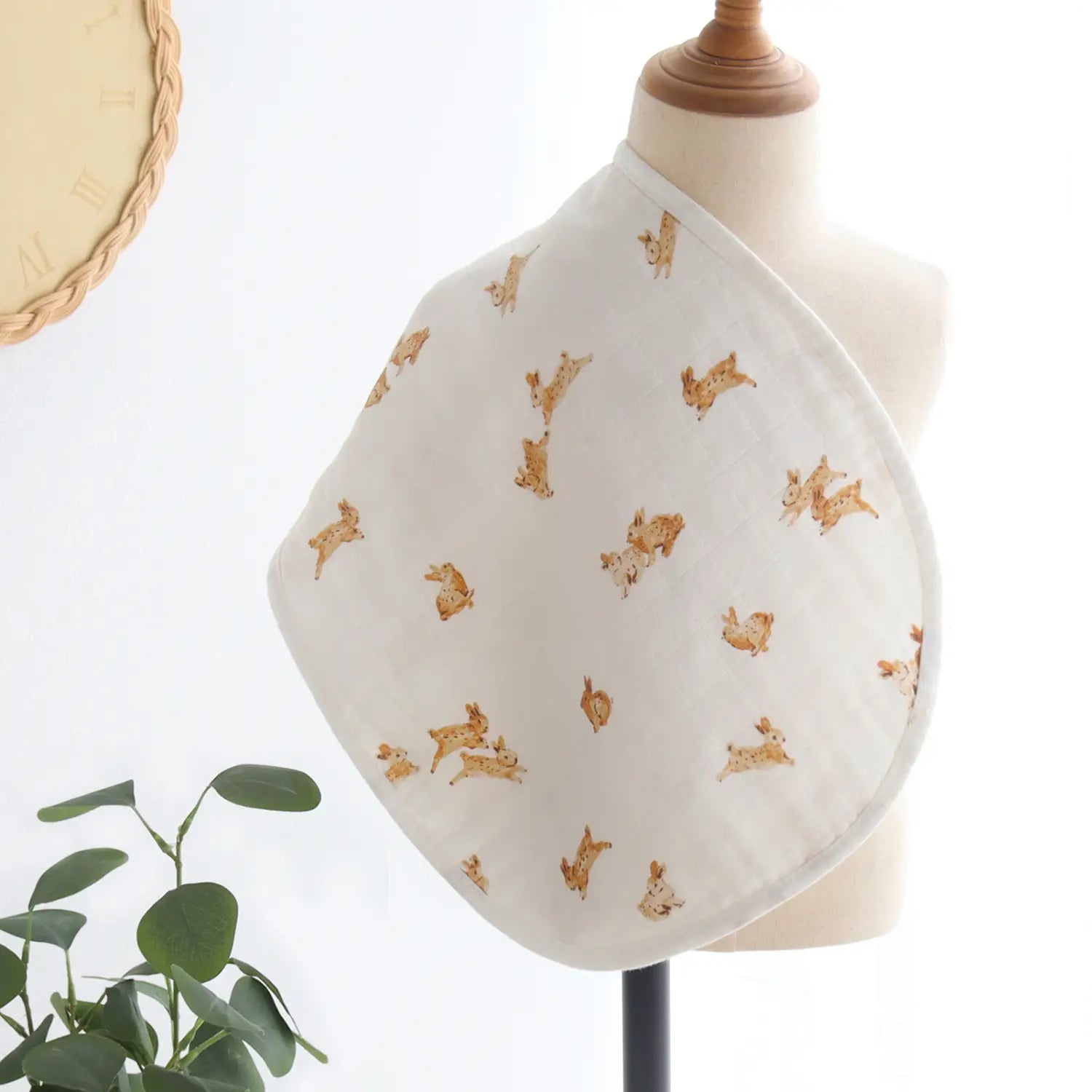 Baby Pat Towel with Blueberry and Lavender Pure Cotton for Newborns