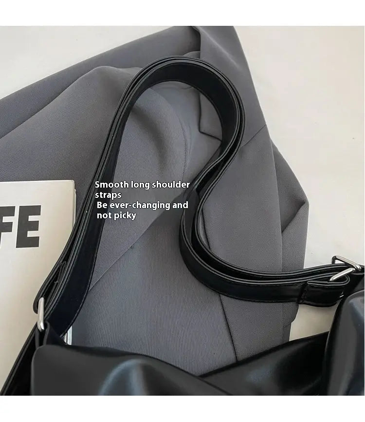 Retro Soft Leather Large Backpack with Synthetic Material