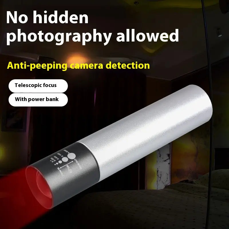 Rechargeable Handheld Flashlight with Red Light Therapy and Mosquito Repellent