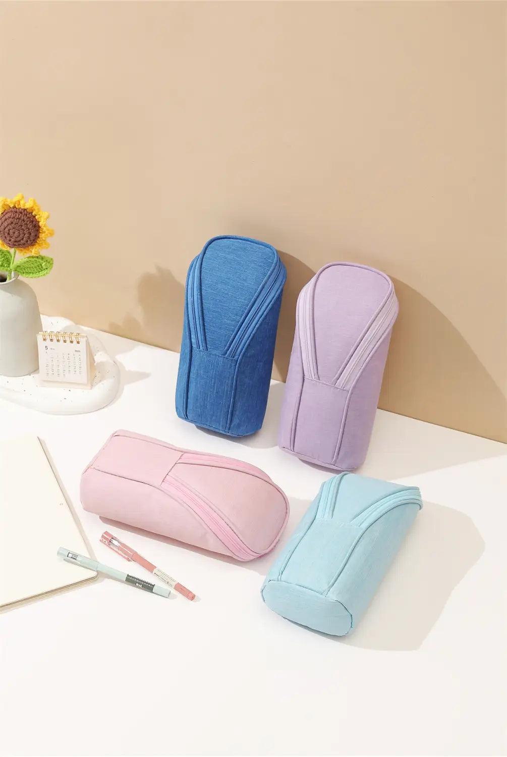 Candy Color Large Capacity Mobile Phone Holder Stationery Case