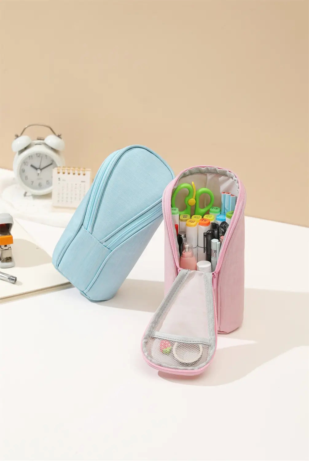 Candy Color Large Capacity Mobile Phone Holder Stationery Case