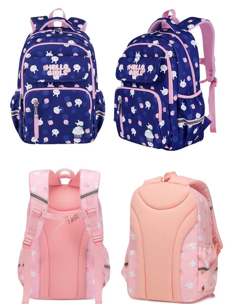 6-12-year-old Primary School Children’s Backpack Large Capacity Schoolbag