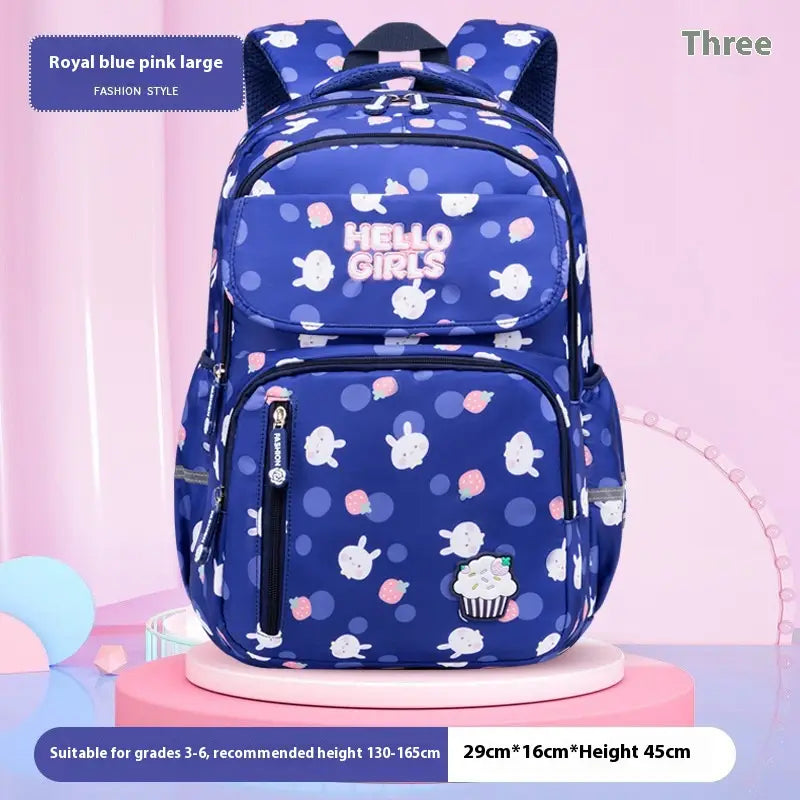 6-12-year-old Primary School Children’s Backpack Large Capacity Schoolbag