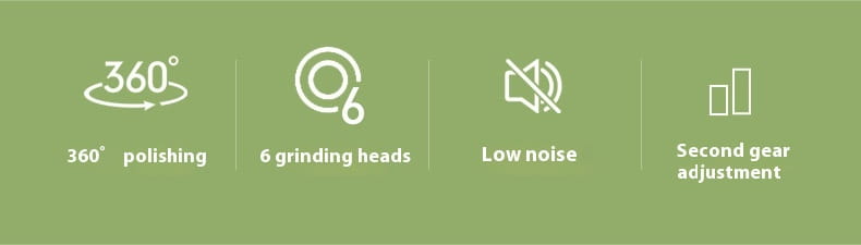 Portable Electric Nail Punch for Children in Light Pink and Green Colors