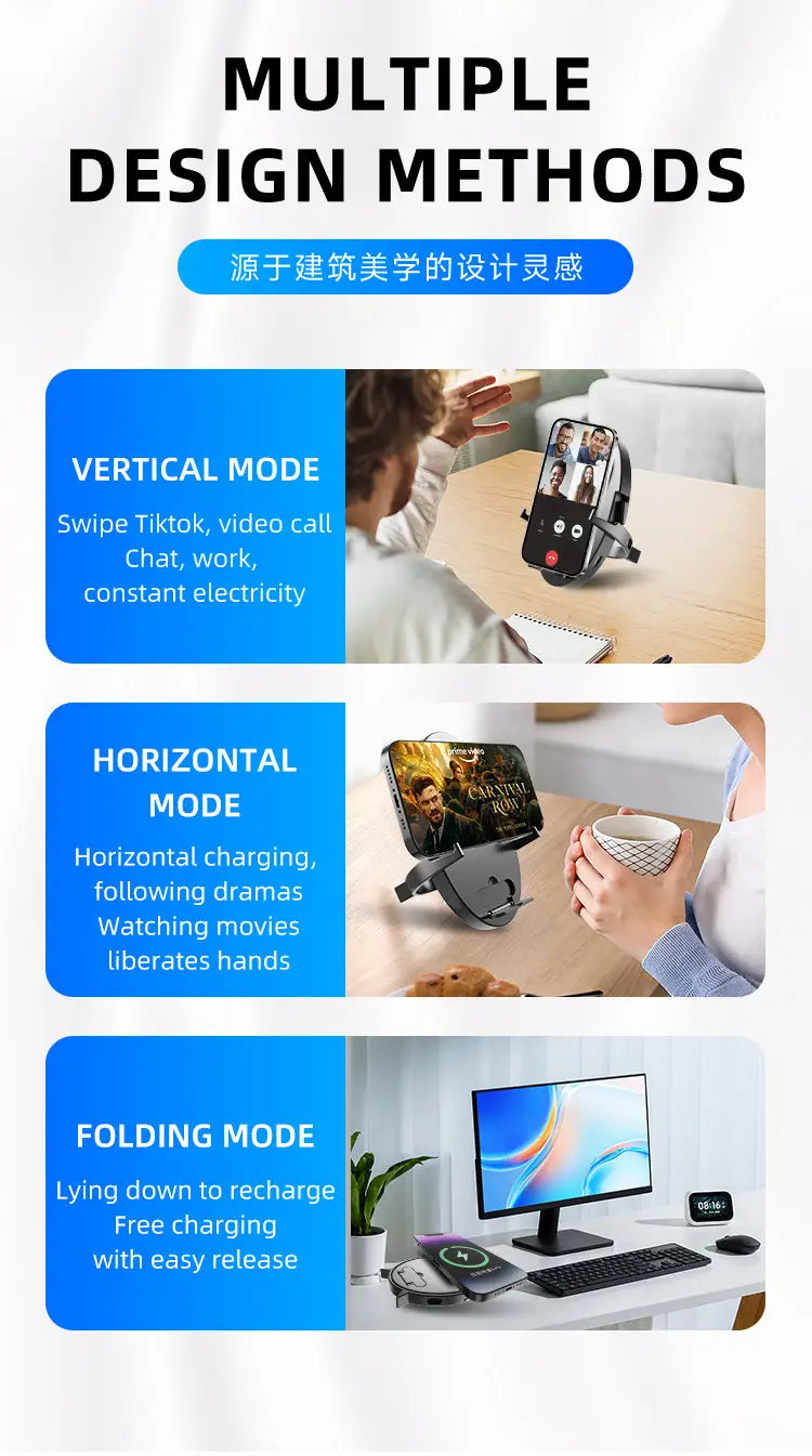 Universal Wireless Charger with Magnetic and Fast Charging for United States