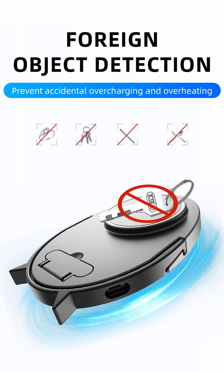 Universal Wireless Charger with Magnetic and Fast Charging for United States