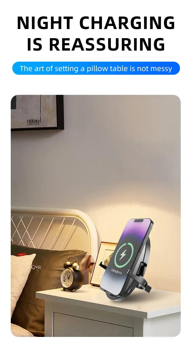 Universal Wireless Charger with Magnetic and Fast Charging for United States