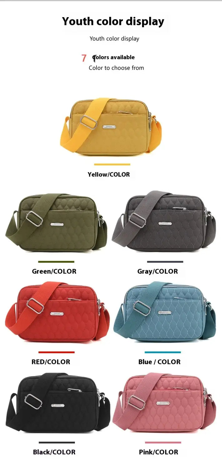 Large Capacity Shoulder Bag in Rhombus Creative Fashion Solid Design