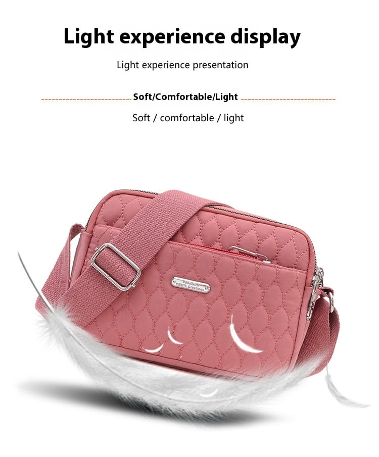 Large Capacity Shoulder Bag in Rhombus Creative Fashion Solid Design