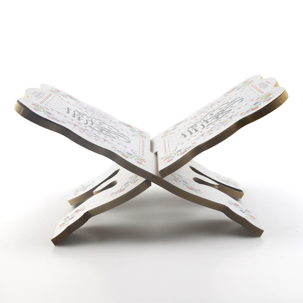 Wooden Gurban Festival Prayer Bookcase Ornament Handmade Craft Pendant