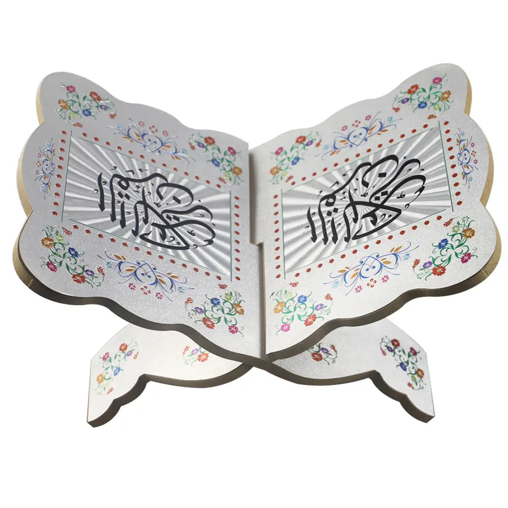 Wooden Gurban Festival Prayer Bookcase Ornament Handmade Craft Pendant