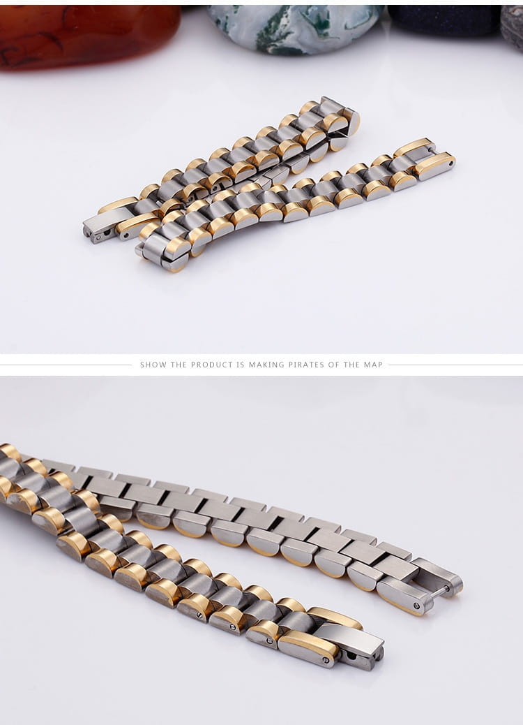 Classic Fashion Men’s Personality Fashion Titanium Steel Bracelet