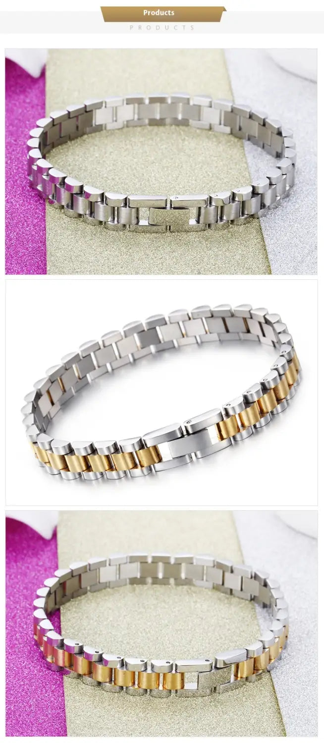 Classic Fashion Men’s Personality Fashion Titanium Steel Bracelet