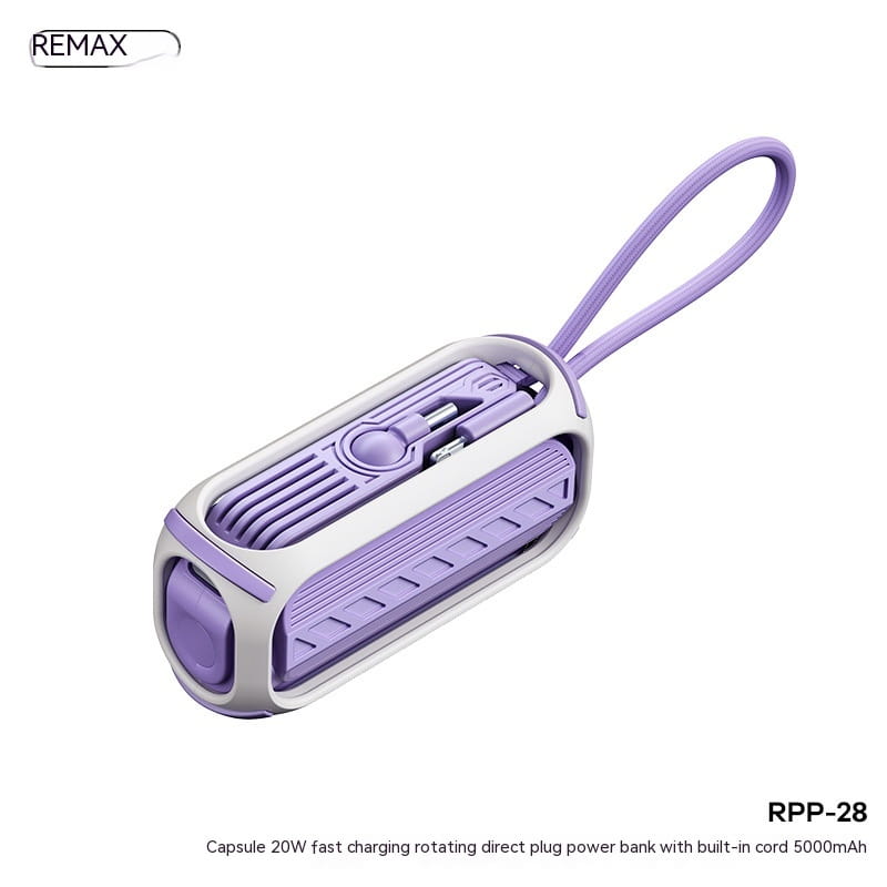 Capsule 20W Fast Charge Folding Bracket 5000mAh Mini Power Bank