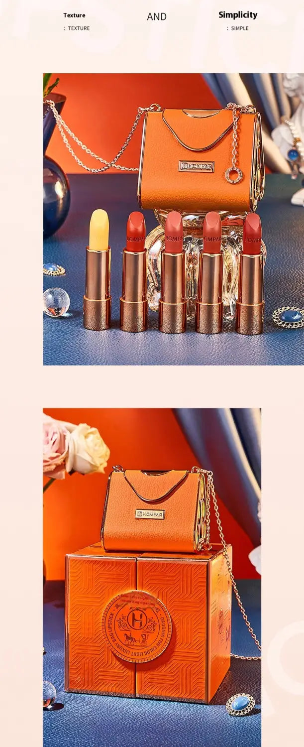 Oily Lipstick Bag with Discoloration Resistance and Soft Mist Matte Finish