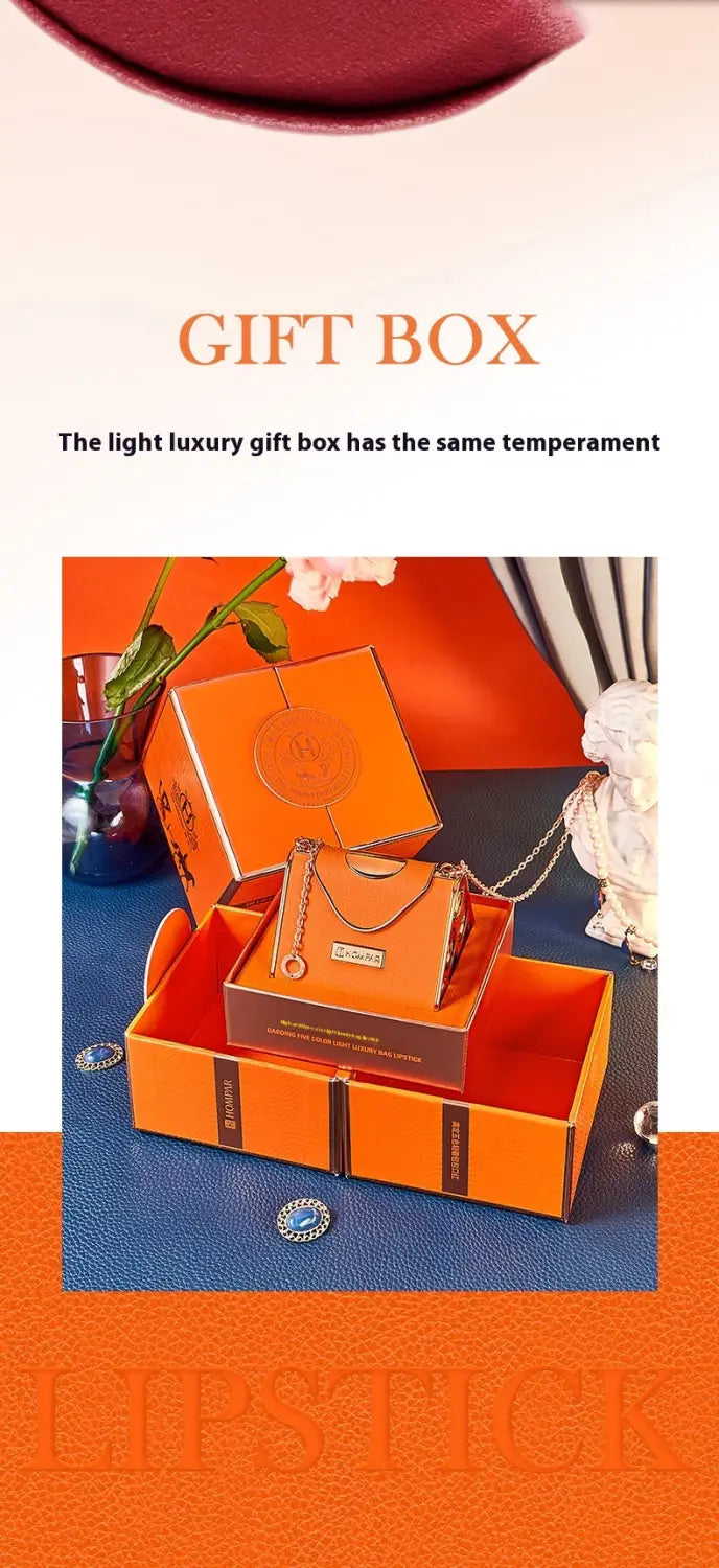 Oily Lipstick Bag with Discoloration Resistance and Soft Mist Matte Finish