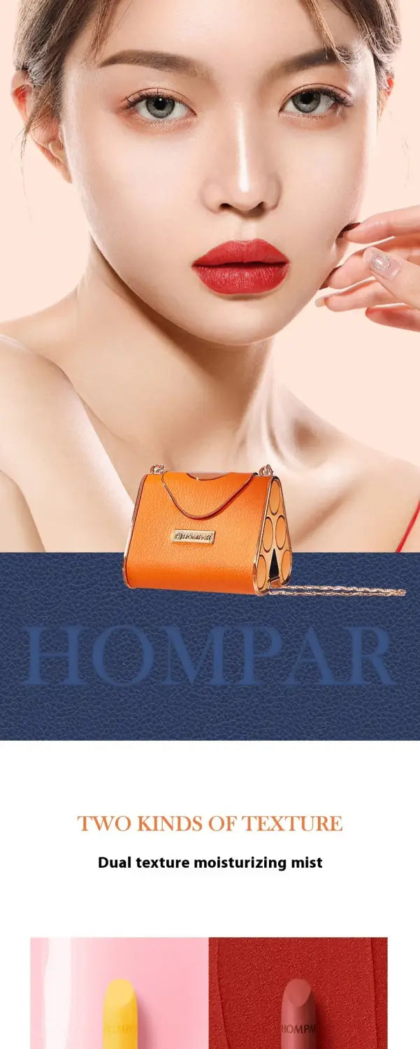 Oily Lipstick Bag with Discoloration Resistance and Soft Mist Matte Finish