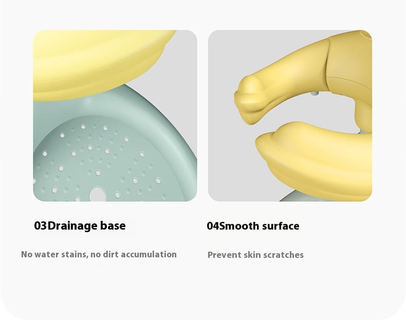 Yellow and Pink Bathing Table for United States CHF Patients
