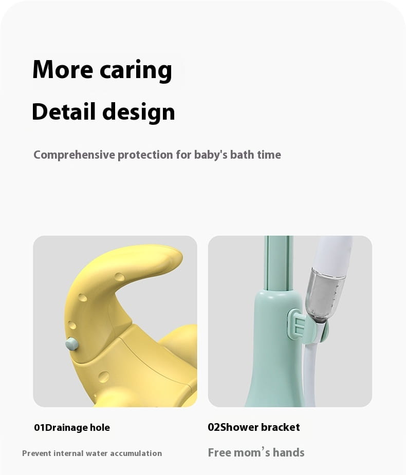 Yellow and Pink Bathing Table for United States CHF Patients