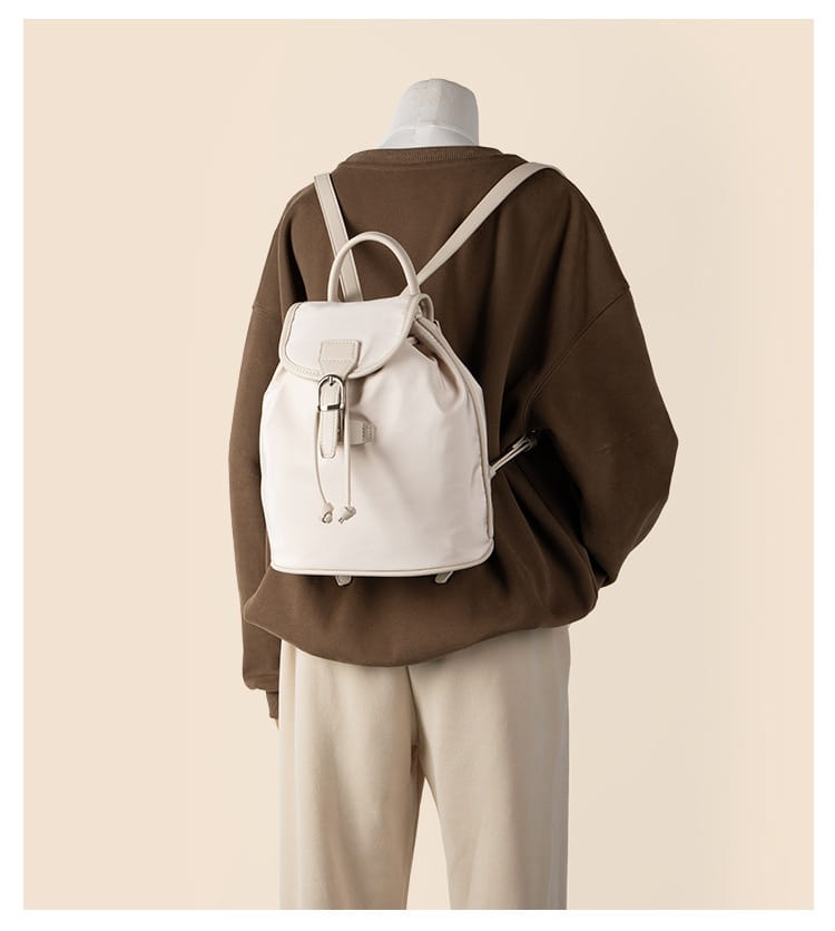 Casual Waterproof Nylon Drawstring Bundle Backpack for Urban