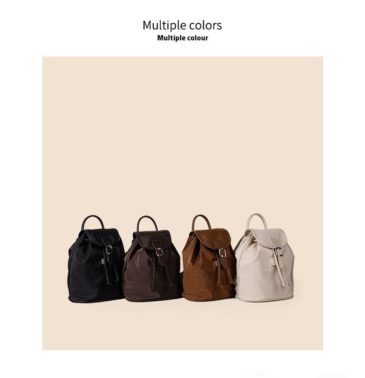 Casual Waterproof Nylon Drawstring Bundle Backpack for Urban