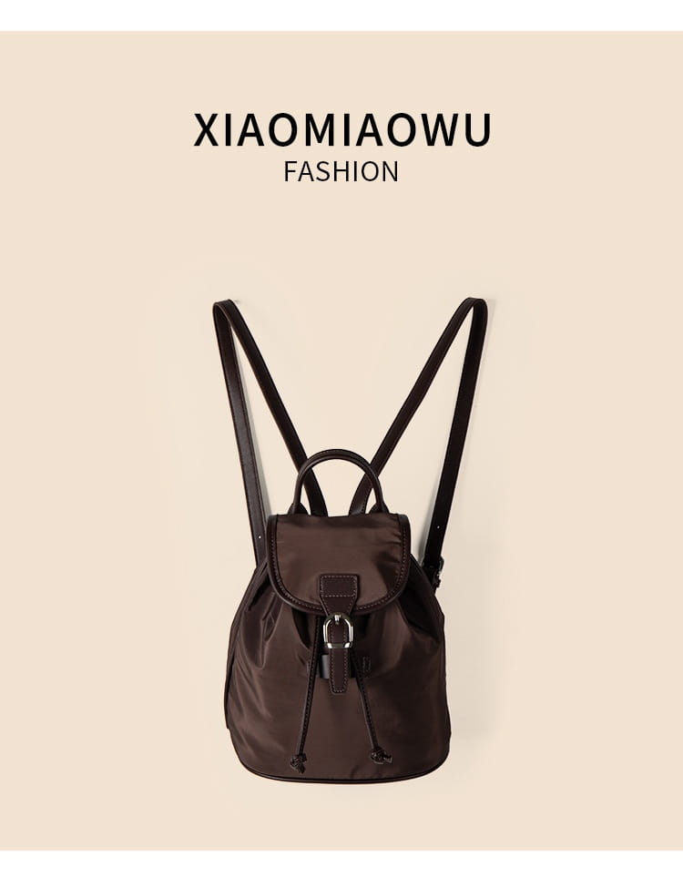 Casual Waterproof Nylon Drawstring Bundle Backpack for Urban