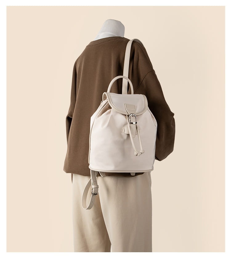 Casual Waterproof Nylon Drawstring Bundle Backpack for Urban