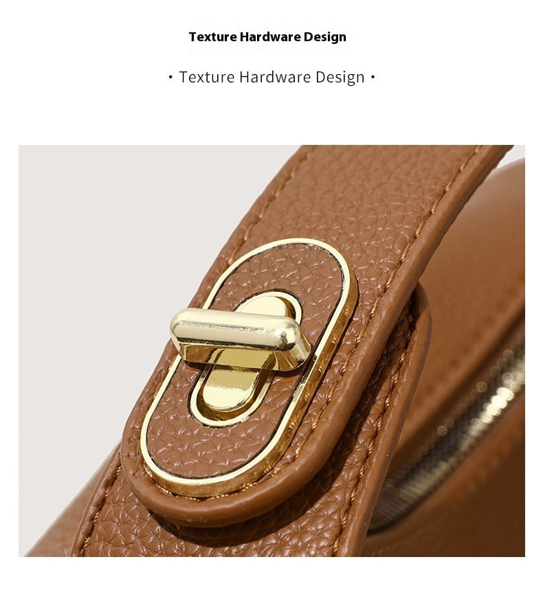 Large Capacity Pillow with Crossbody Soft Leather Design