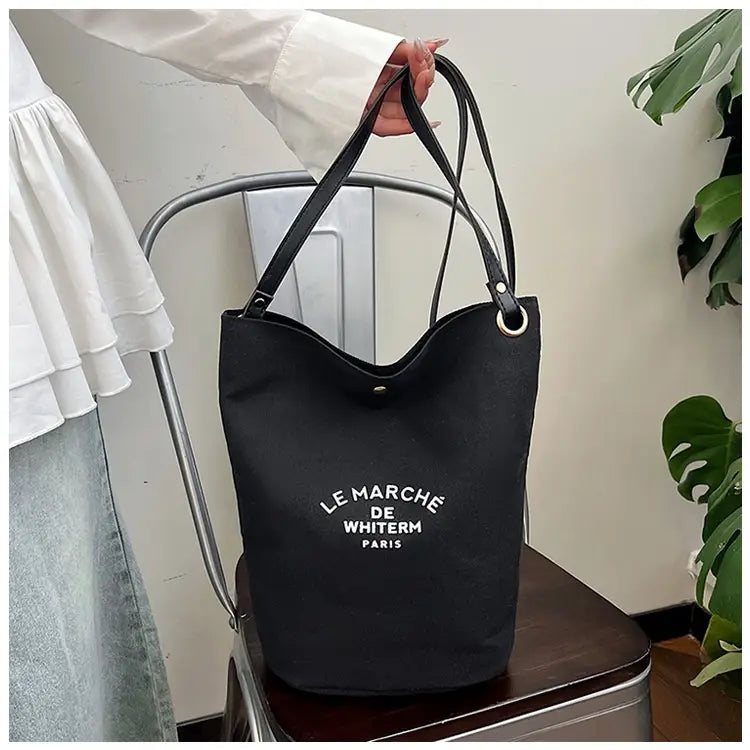 Canvas Minimalism Shoulder Messenger Bag with Urban Design